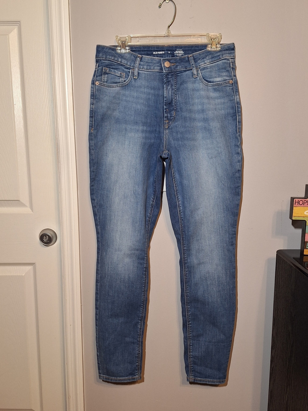 Old Navy Women's Denim Rockstar Super Skinny High Rise Jeans